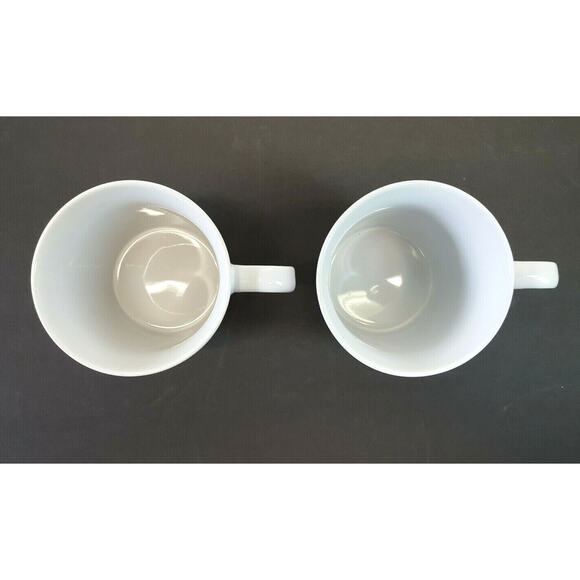 Pair Starbucks Coffee Mugs Cups Red Starburst Fireworks 2014 17.8 fluid oz 525ml - Picture 4 of 7